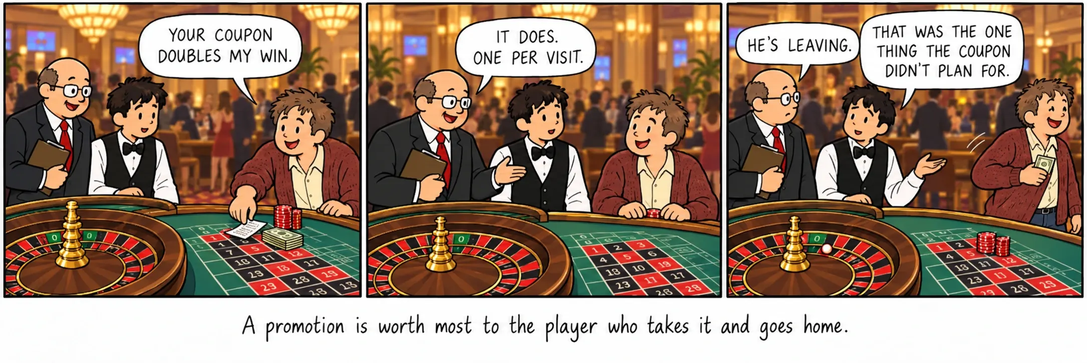 En kampanj är värd mest för spelaren som tar den och går hem.