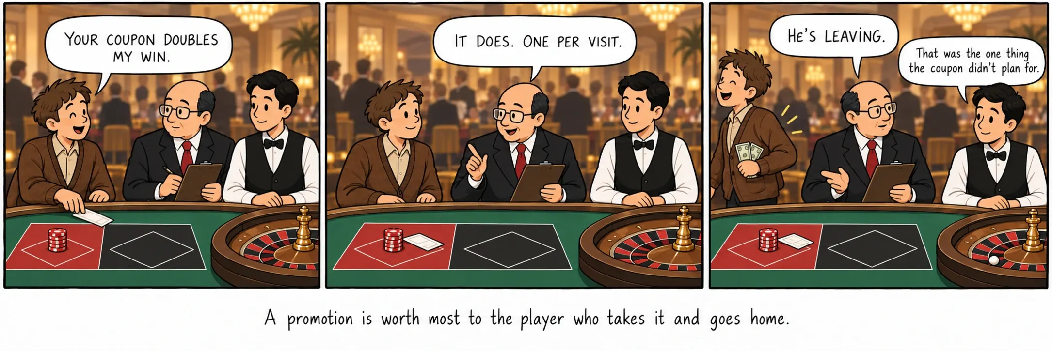 En kampanj är värd mest för spelaren som tar den och går hem.